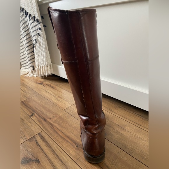 Frye Tall Jayden Button Boots Size 8.5 Color Redwood - Picture 6 of 8